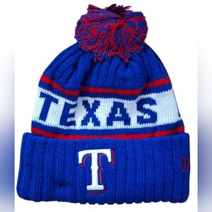 Texas Rangers winter knit beanie cap hat